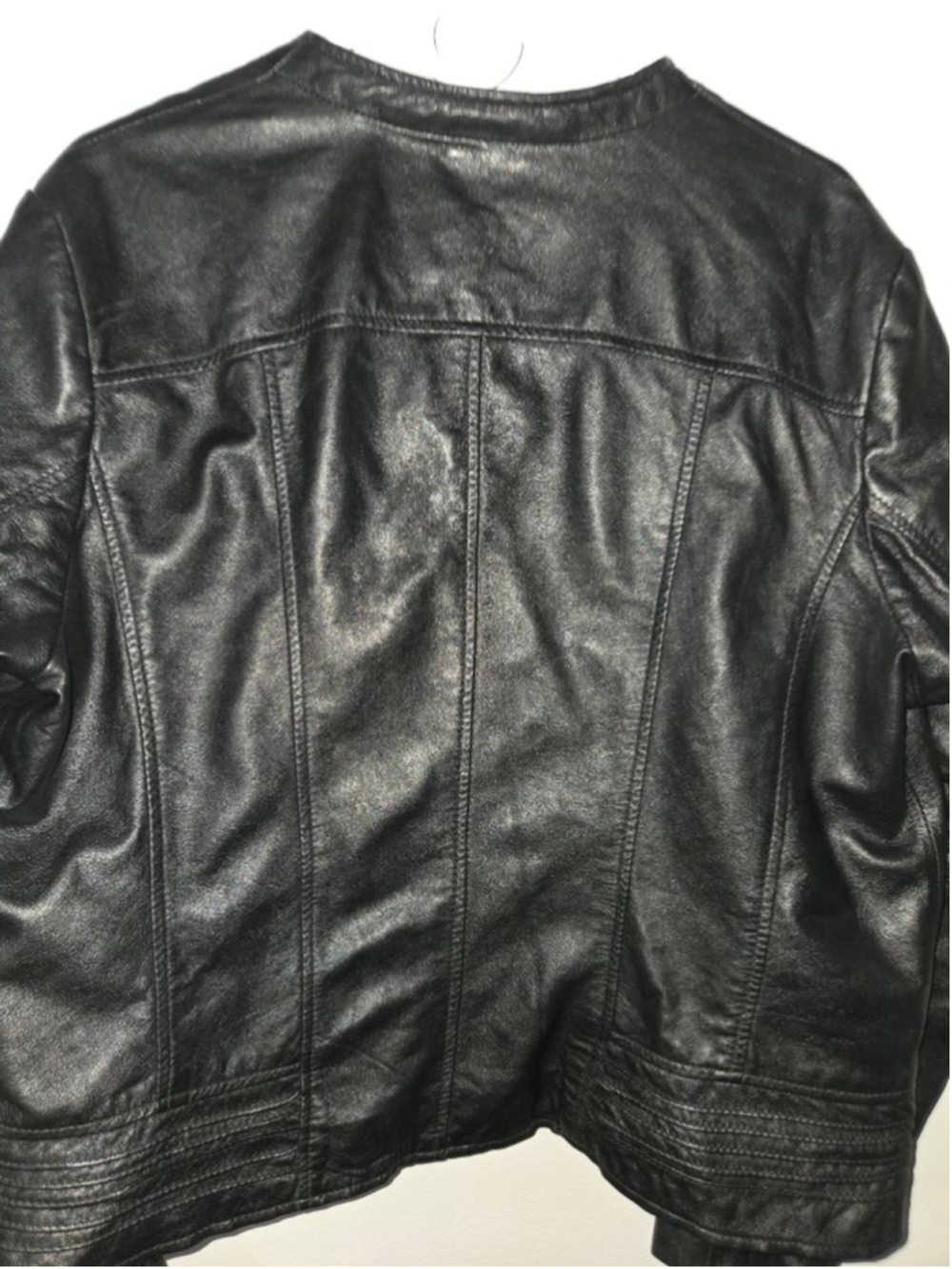 Women's XXL Whet Blue 100% Leather Jacket - Picture 6 of 10